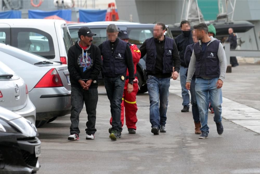 Operación antidroga en la costa de Cartagena