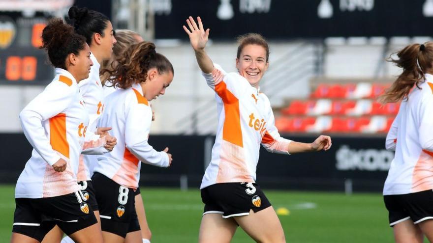 Jugadores de valencia club de fútbol femenino