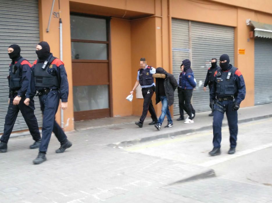 Dispositiu antidroga dels Mossos a la demarcació de Girona