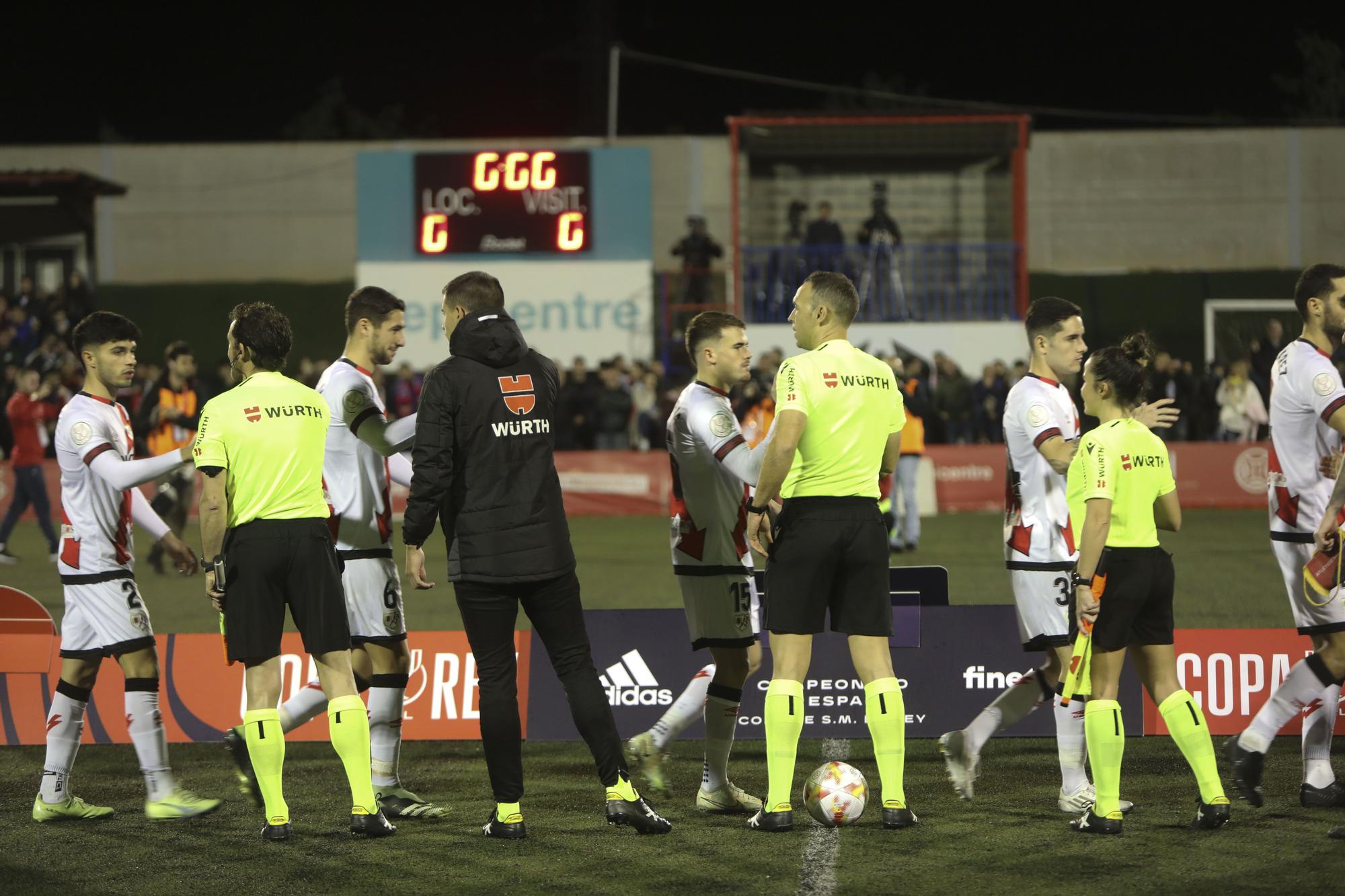 Las mejores fotos del Atlético Saguntino - Rayo Vallecano de Copa del Rey