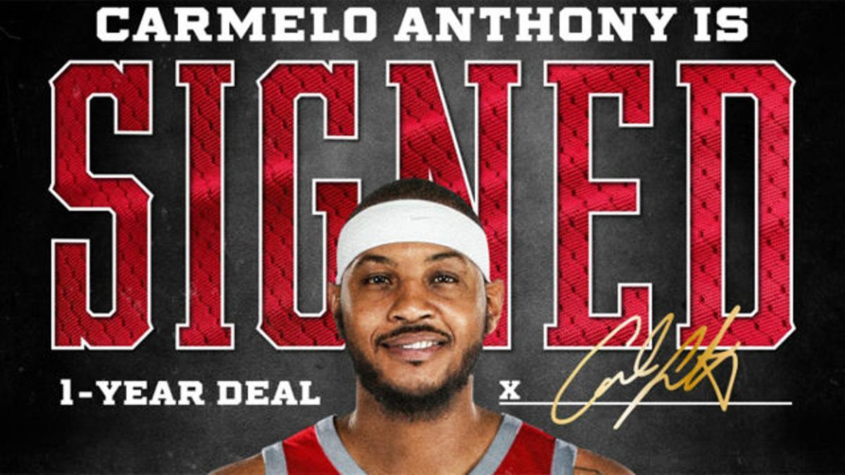 Carmelo Anthony ficha por los Rockets