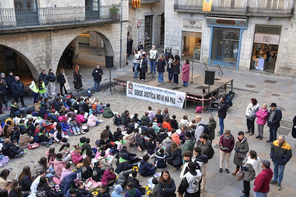 Una imatge de l'acte d'aquest matí.