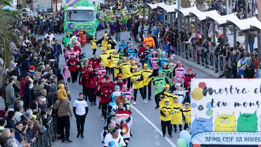 Imagen de archivo de la rúa de carnaval de Eivissa del 2024.