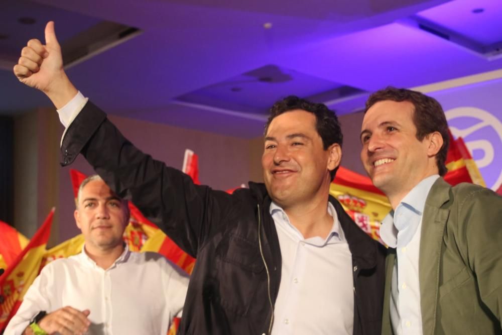 Pablo Casado participa en un acto político en Málaga