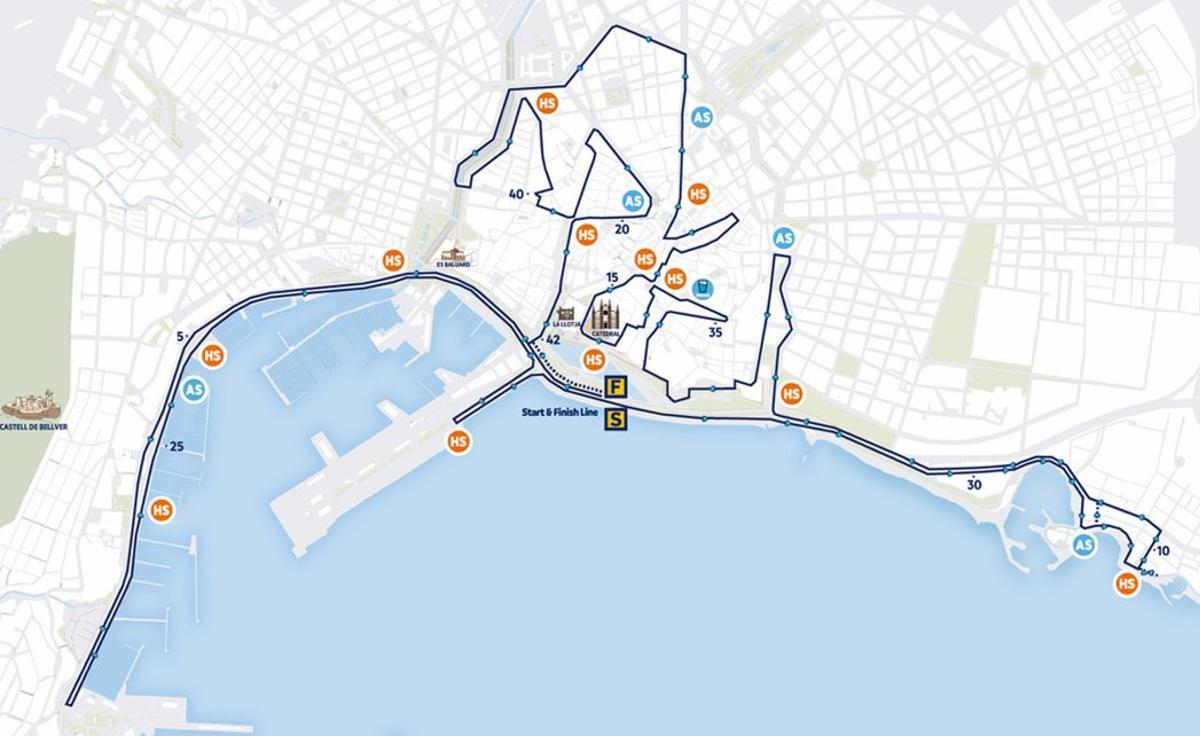 Die Strecke des Marathons. | FOTO: TUI MARATHON