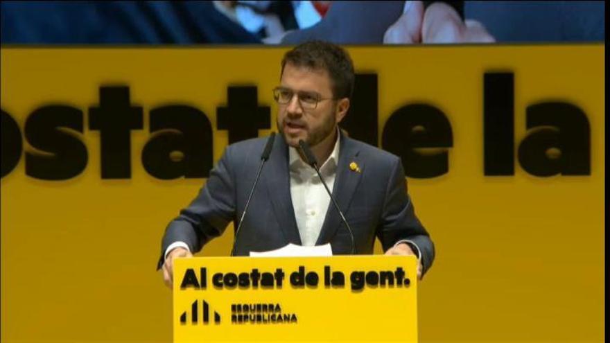 Pere Aragonès: "Hoy es más necesario que nunca la república catalana"