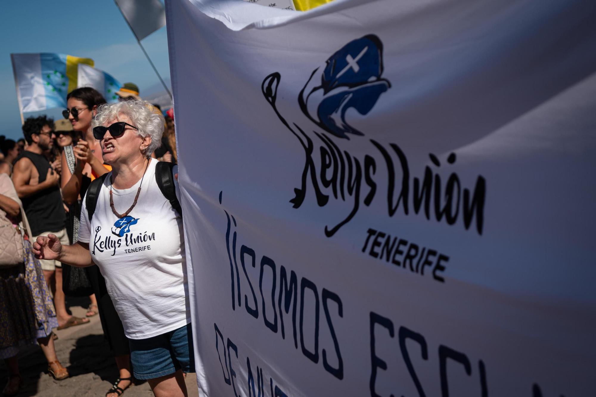 Todas las imágenes de la manifestación del 20-O en Tenerife