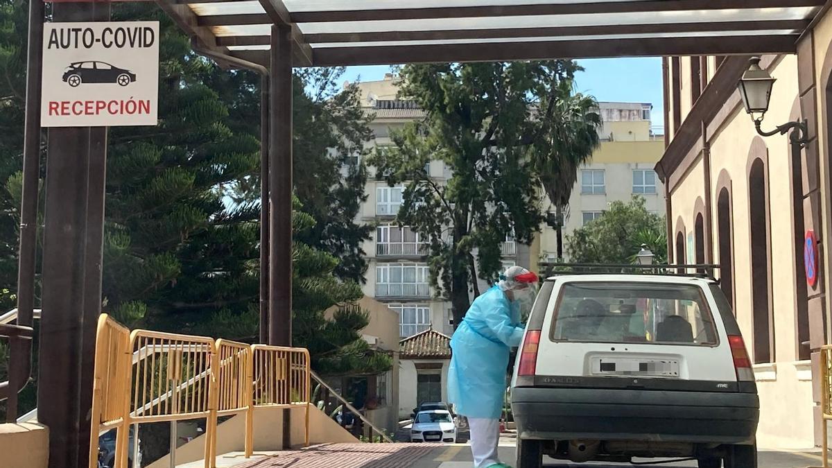 Pruebas PCR en el Hospital Civil de Málaga