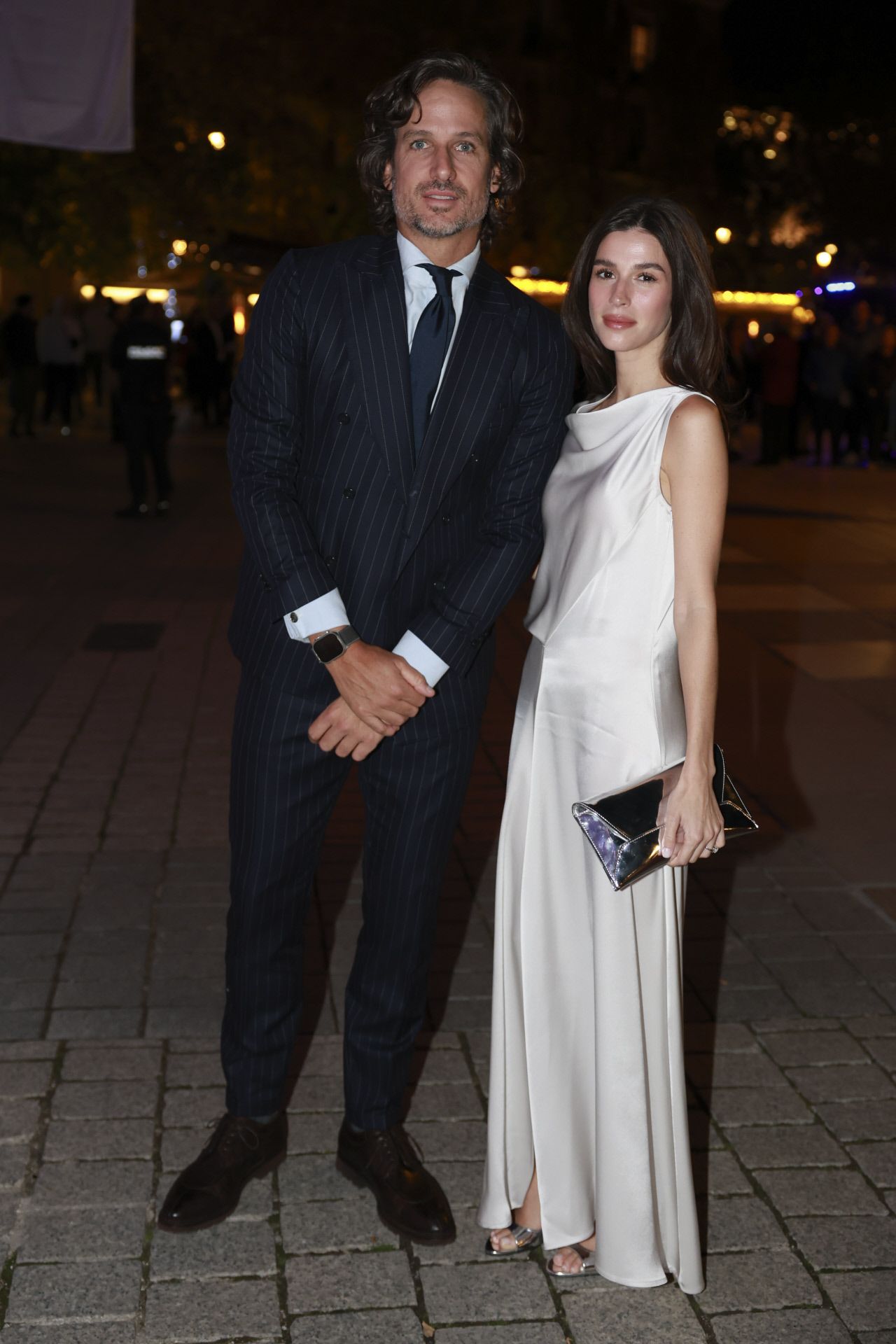 Feliciano López y Sandra Gago