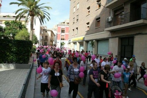 Marcha Popular contra el Cáncer de Mama en Lorca