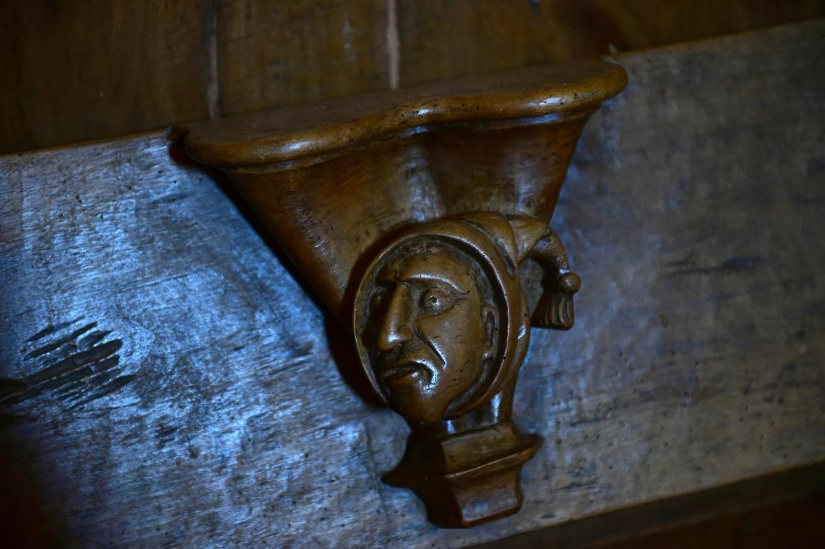 La sillería del coro del Monasterio de Yuste, al detalle