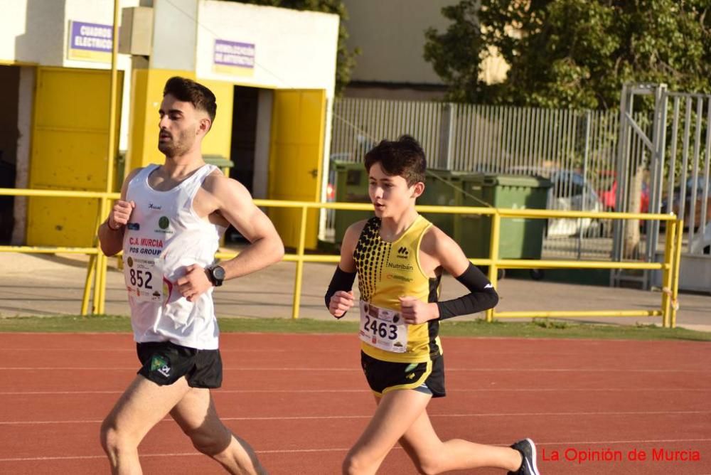 Control federativo de atletismo en Cartagena