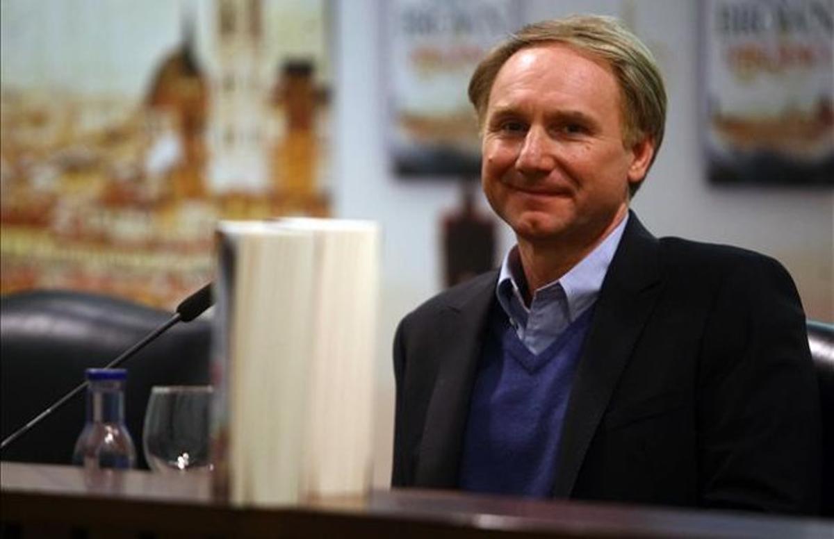 L’escriptor Dan Brown, a Madrid.