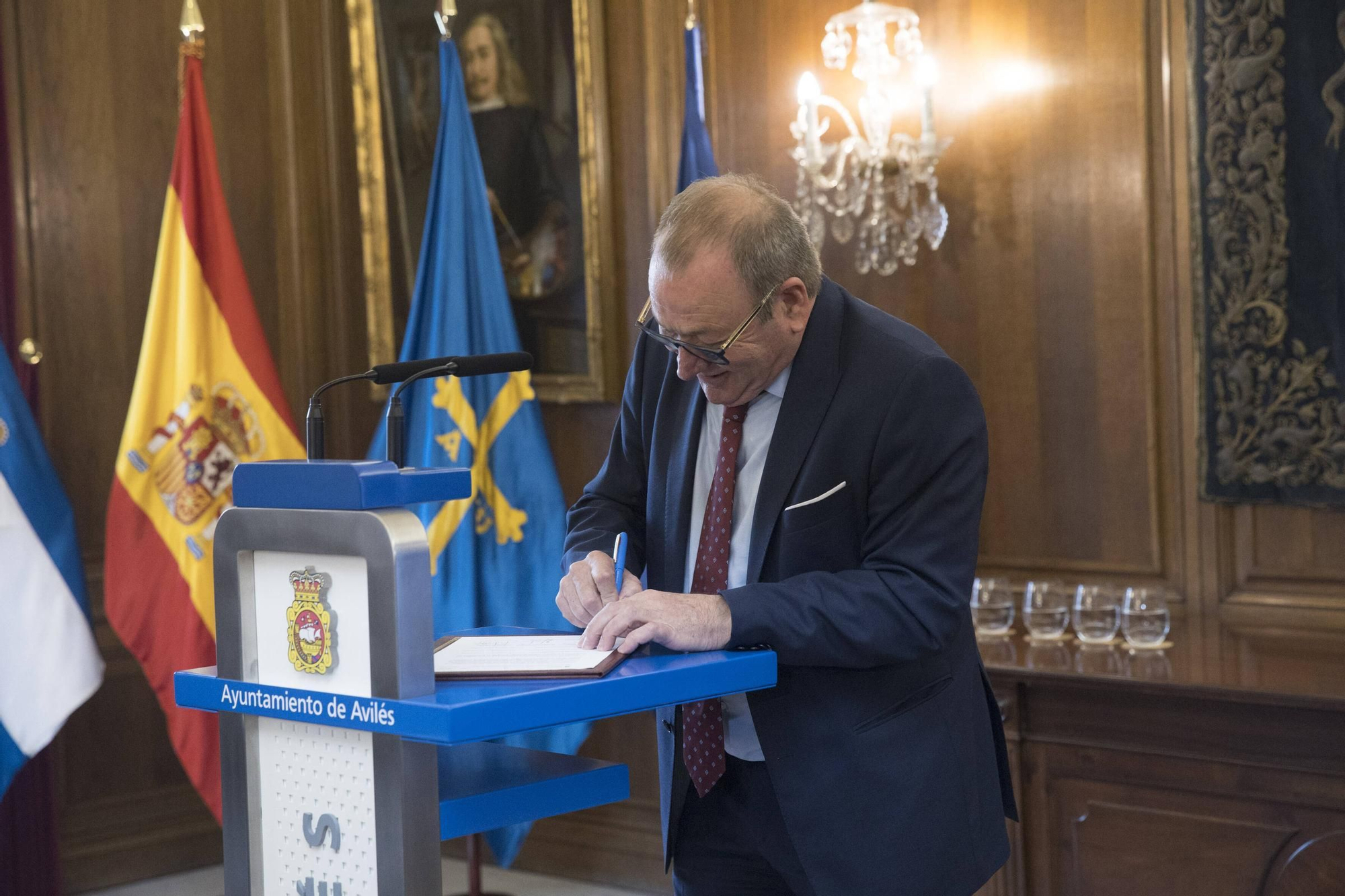 EN IMÁGENES: Así ha sido la visita a Avilés de Óscar Puente, ministro de Transportes y Movilidad Sostenible