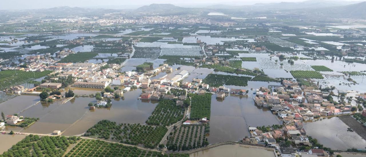 La Vega Baja, inundada por la gota fría de los días 11, 12 y 13 de septiembre.