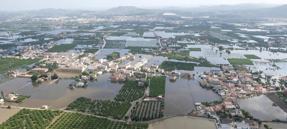 La Vega Baja, inundada por la gota fría de los días 11, 12 y 13 de septiembre.