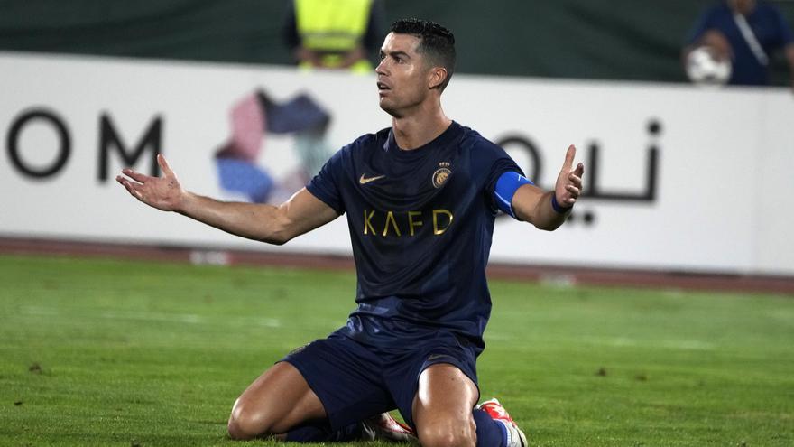 Cristiano Ronaldo, en un partido con el Al-Nassr