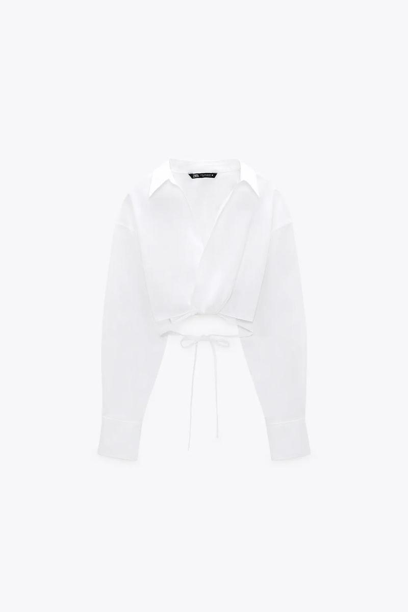 Camisa 'cut out' de Zara