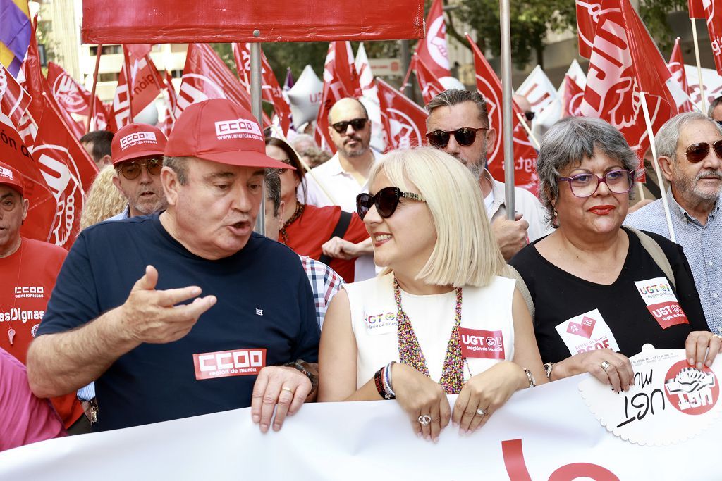 Todas las imágenes de la manifestación del 1 de Mayo en Murcia