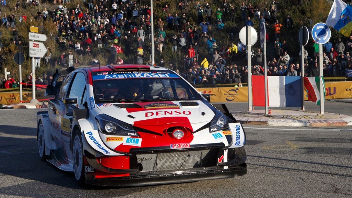 Ogier, durante la primera especial del RallyRACC 2021