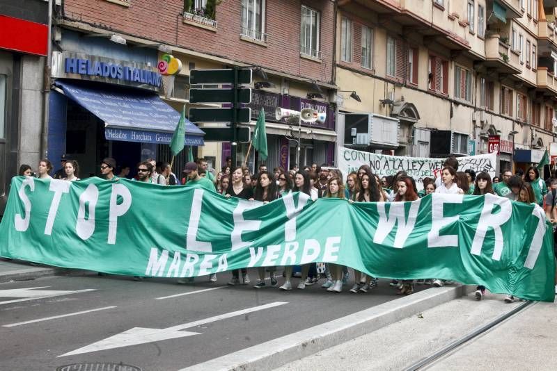 Fotogalería de la protesta en Zaragoza contra la 'ley Wert' y los recortes