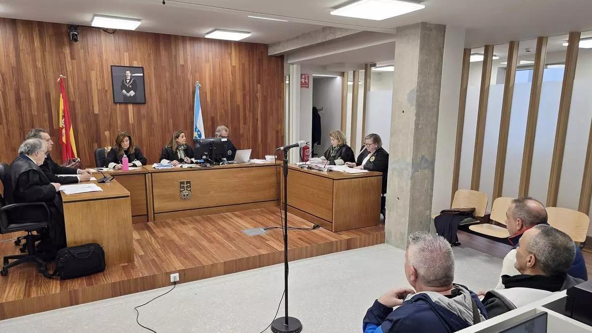 Un momento del juicio en la sección quinta de la Audiencia Provincial el pasado 10 de febrero