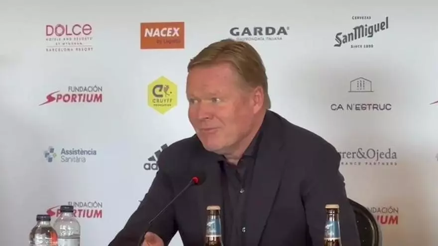 Koeman: “Sí, se puede ganar la Chsmpions con el modelo Flick"
