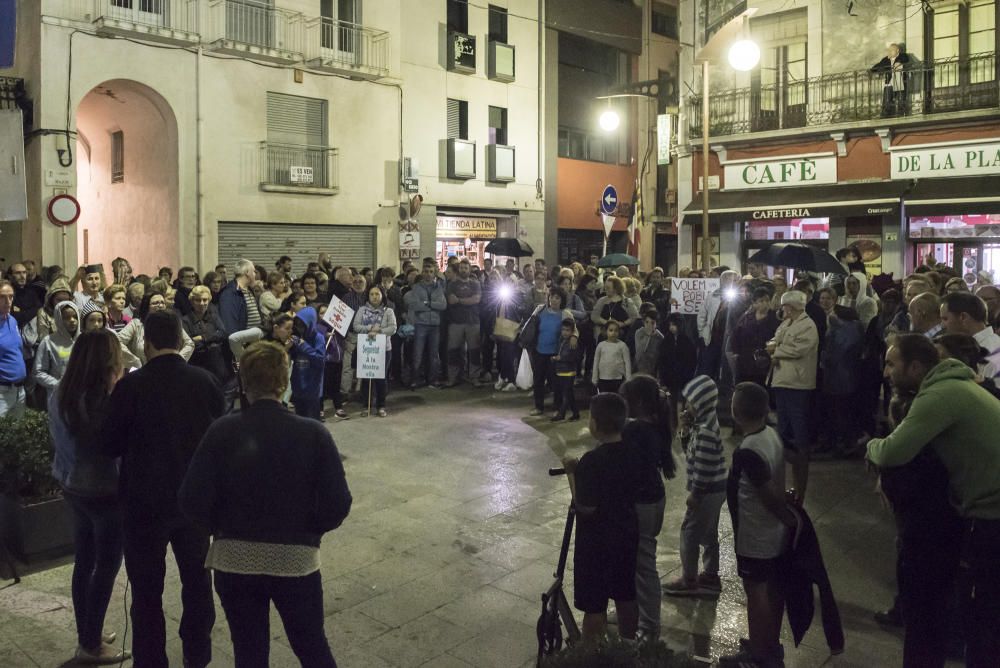 Protesta de veïns a la Jonquera