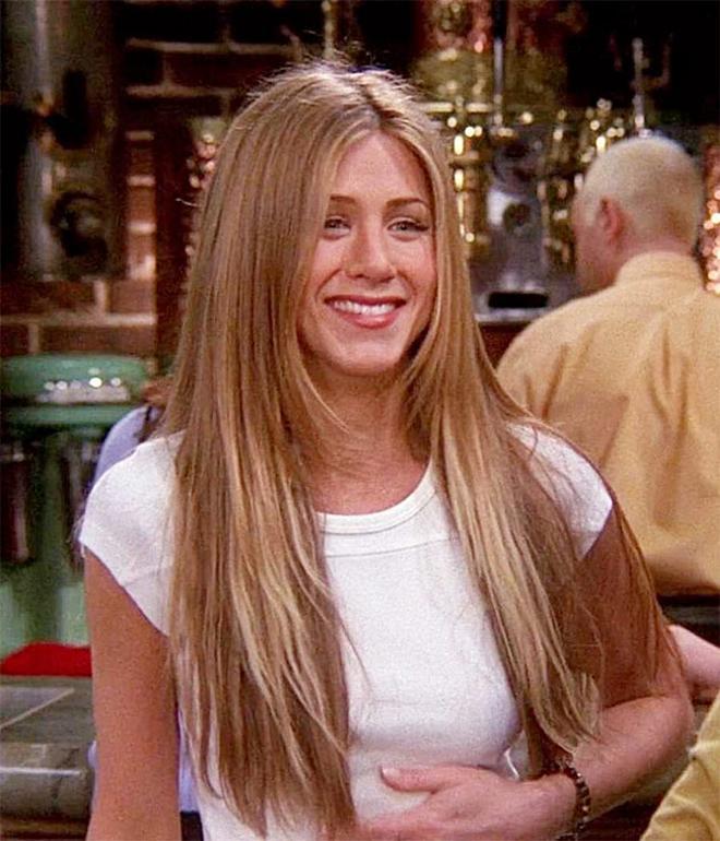 Jennifer Aniston con su icónico pelo en la serie 'Friends'