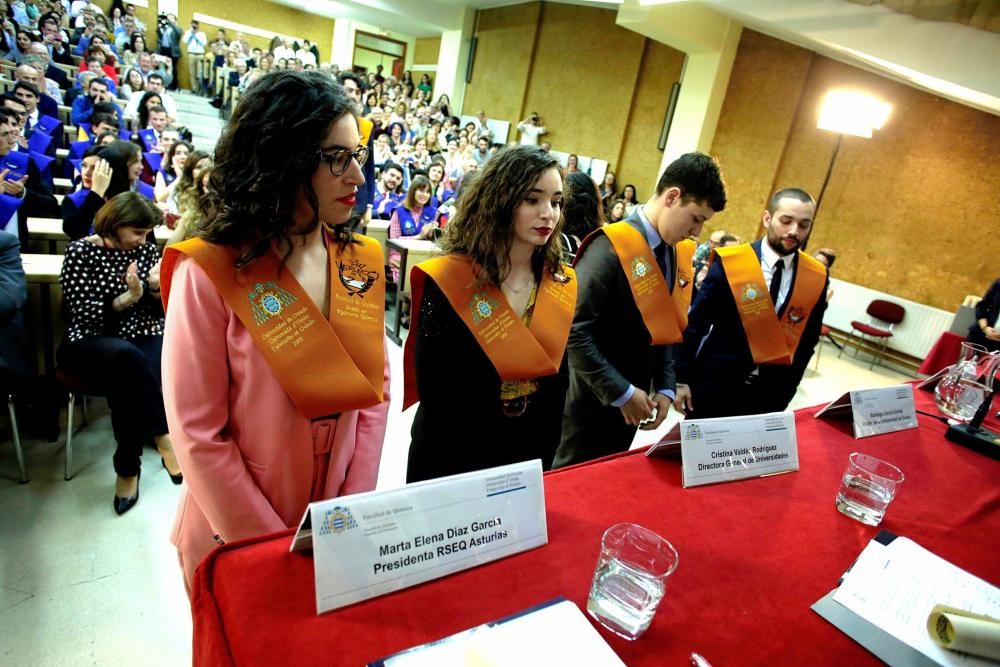 Graduación de alumnos de Química de la Universidad de Oviedo - La Nueva
