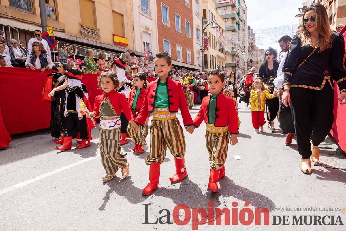 Desfile infantil del Bando Moro en las Fiestas de Caravaca