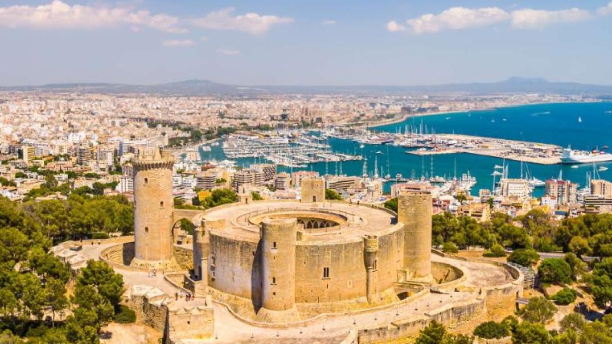 Una imagen de Mallorca desde el Castell de Bellver