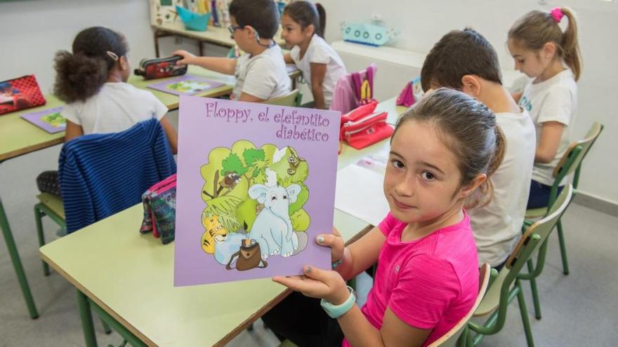 &#039;Floppy, el elefantito diabético&#039; que ayuda a los niños a detectar la enfermedad