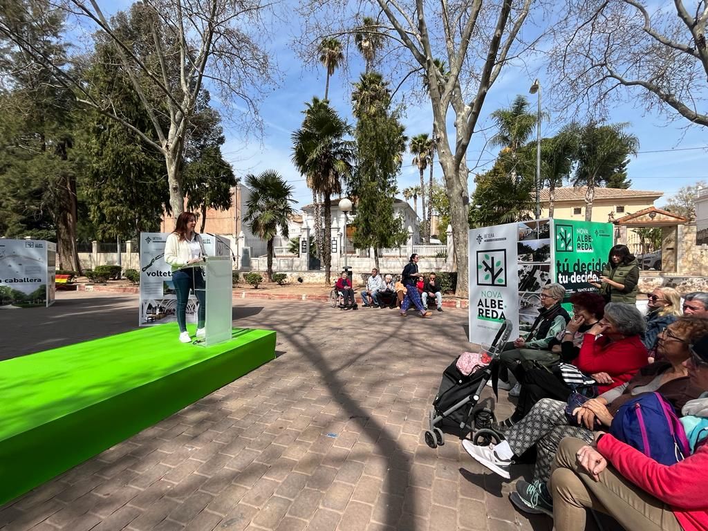 Presentación de los siete proyectos para reformar l'Albereda a través de un proceso de participación ciudadana.