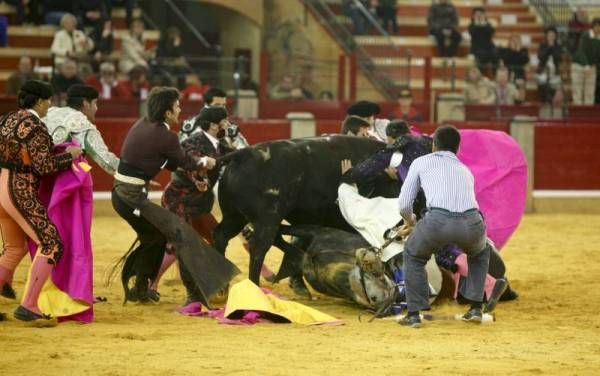 Vaquillas y rejones en la Feria San Jorge