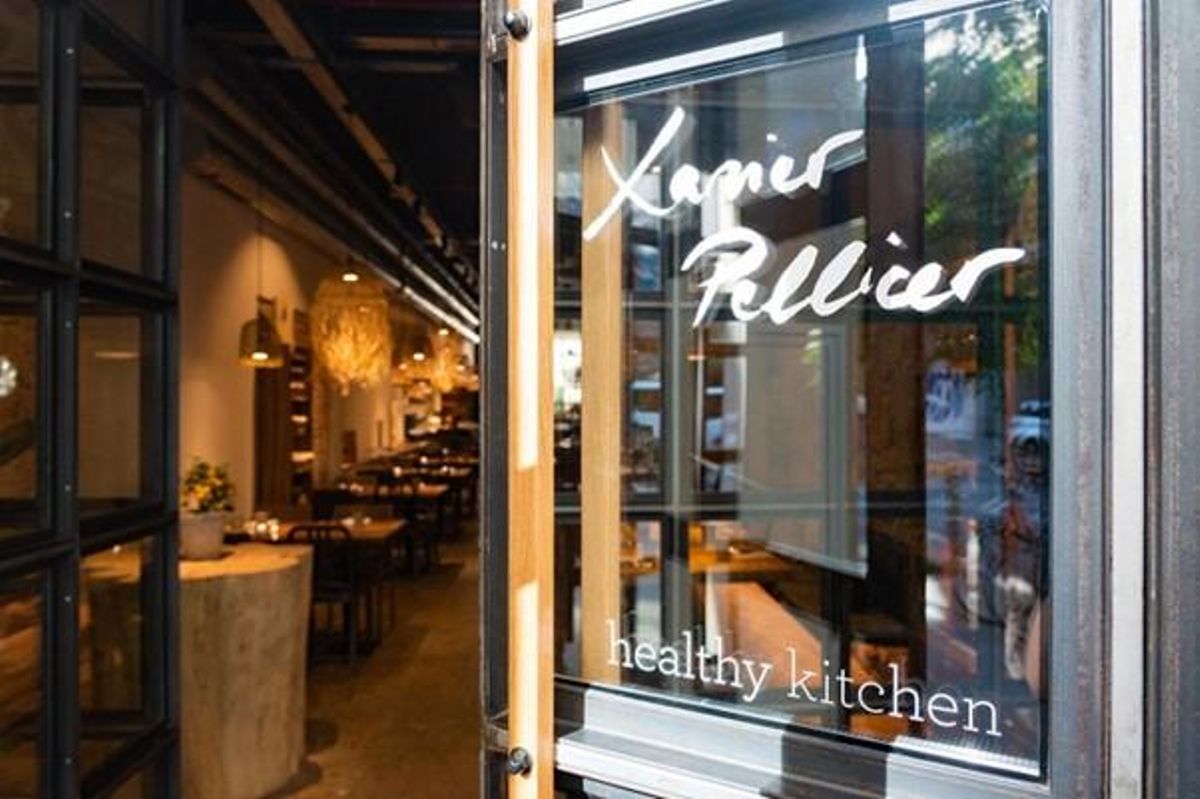 La entrada del acogedor restaurante Xavier Pellicer