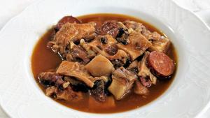 La tripa con capipota del restaurante Veracruz.