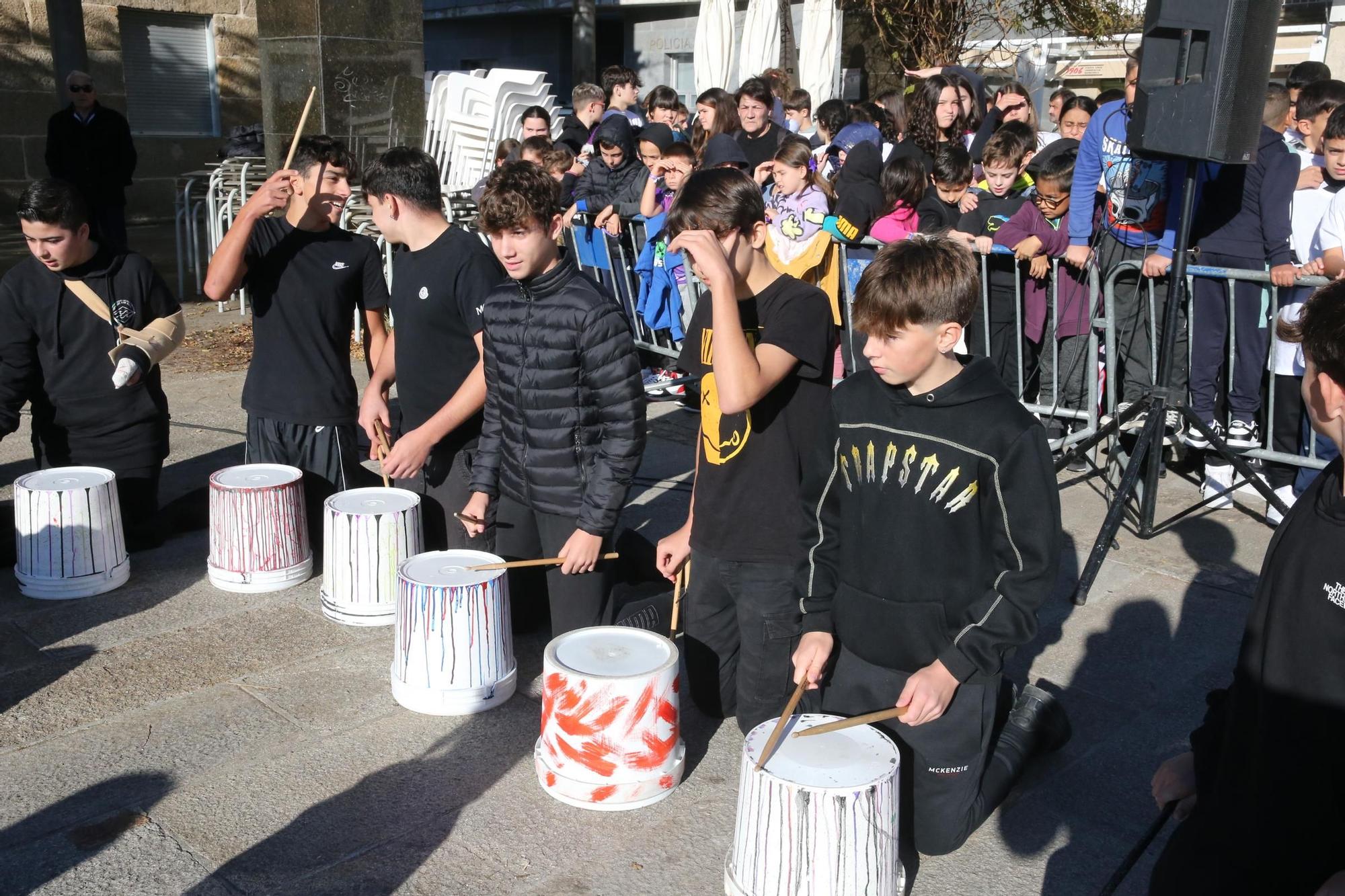 Los colegios, protagonistas en la previa del 25-N en O Morrazo