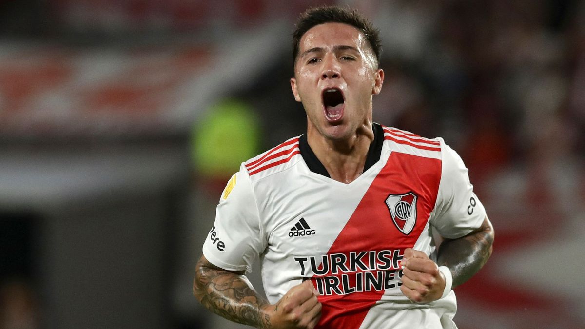 Enzo Fernández, el futbolista de River Plate que llama la atención en Europa