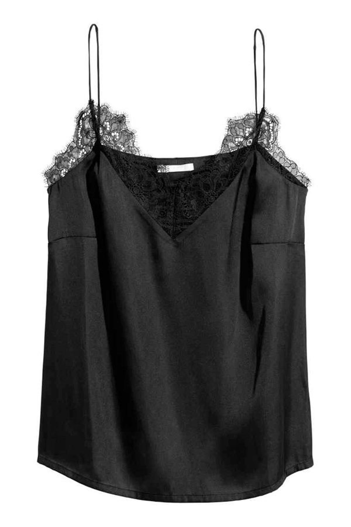 Imprescindibles de temporada en H&M con descuentos: top de satén
