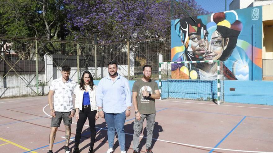 Murales con valores en los patios de los centros educativos