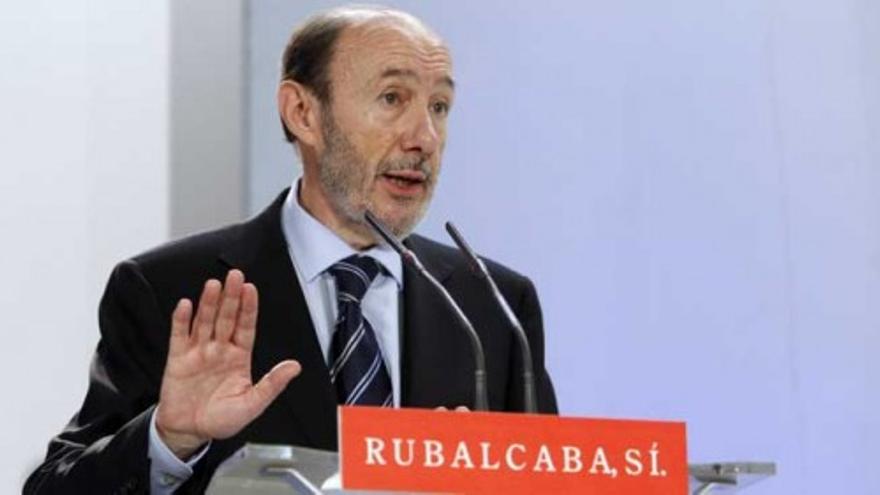 Rubalcaba: "No concibo el diputado a tiempo parcial"