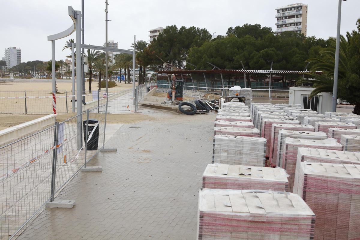 Magaluf macht sich schick für die Saison: So sieht es an den Baustellen im Urlaubsort derzeit aus