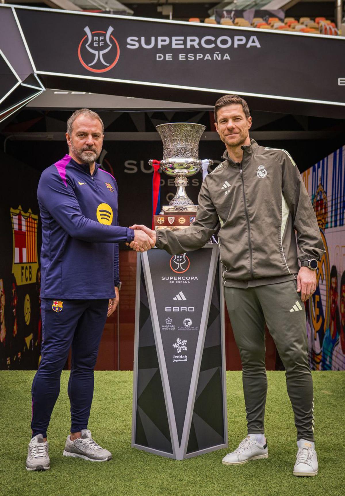 Ancelotti i Xabi, ‘trofeus’ de Flick