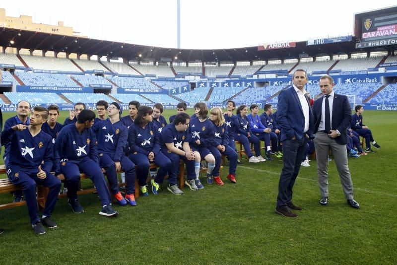 Presentación del Real Zaragoza en LaLiga Genuine