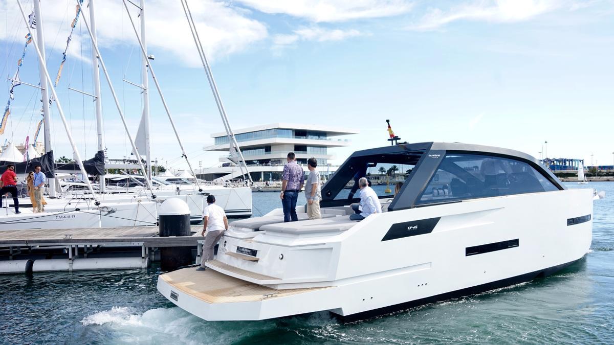 Uno de los principales reclamos de ‘Valencia Boat Show’ es que los potenciales compradores de un barco tienen la posibilidad de probar las embarcaciones en el mar.