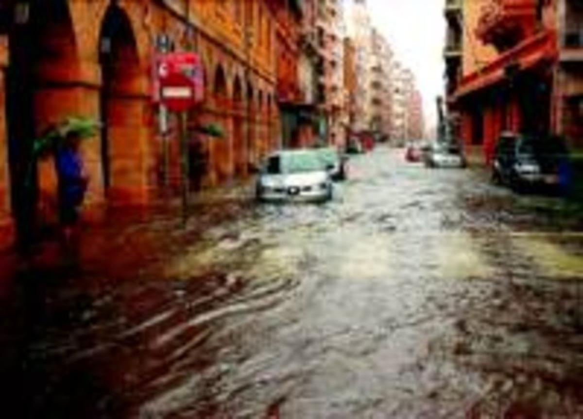 Inundacions a Sueca, dimarts passat.