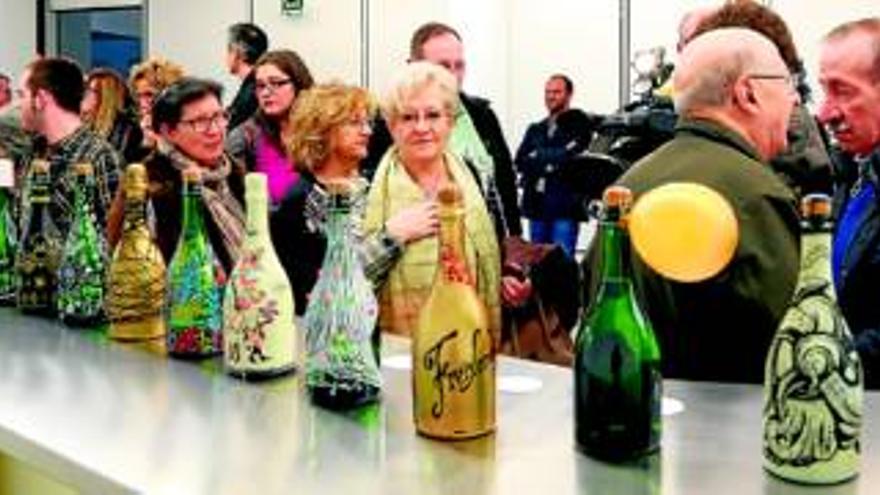 Inusuales botellas de freixenet