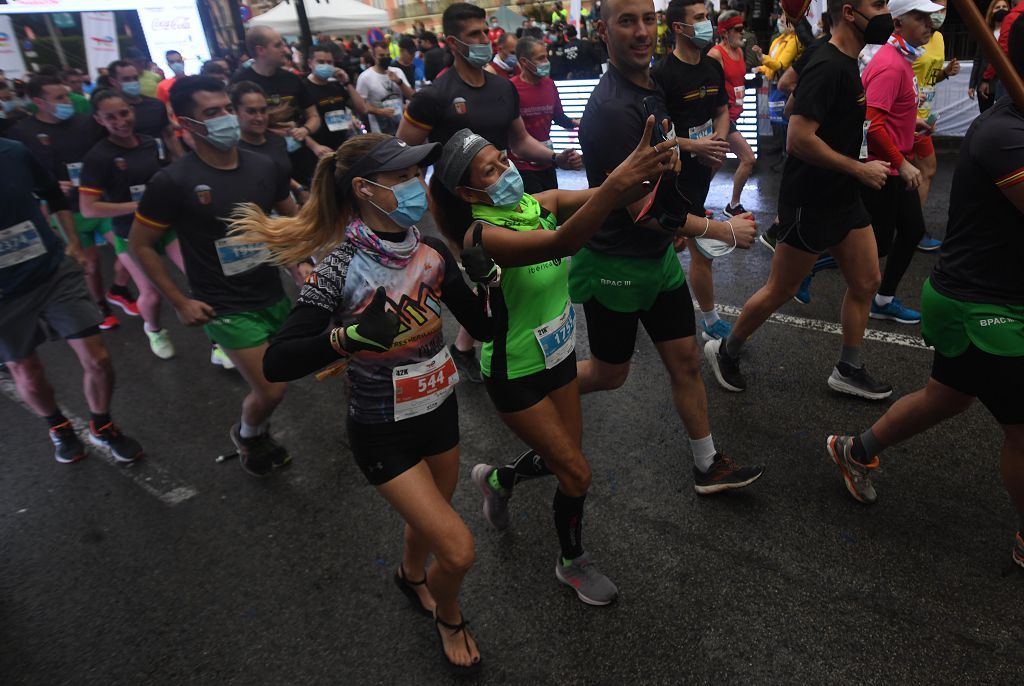 Así fue la salida de la maratón y la media maratón de Murcia (II)