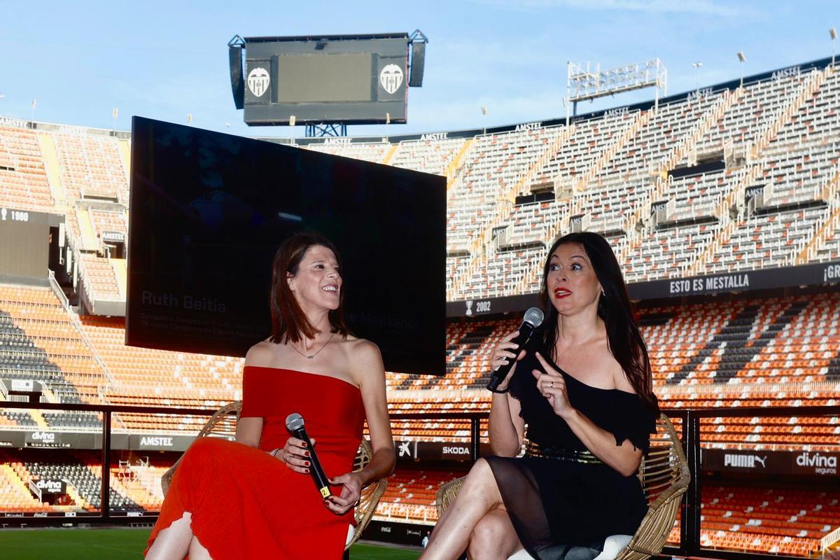 Ruth Beitia y Concha Montaner